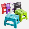 New Premium Quality Folding Stool Multipurpose Use Outdoor Stool Portable Folding Chair Lightweight Step Holding Stool for Camping, Train, Outdoor, Garden, Home, Plastic Flodable Stool for Kids and Adults Useful Tool Accessories.