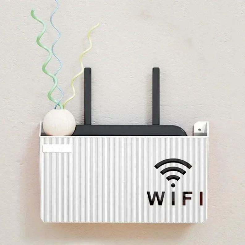 Wall Mount Wifi Router Stand/Rack Wifi Holder Hanging Shelves, Standard